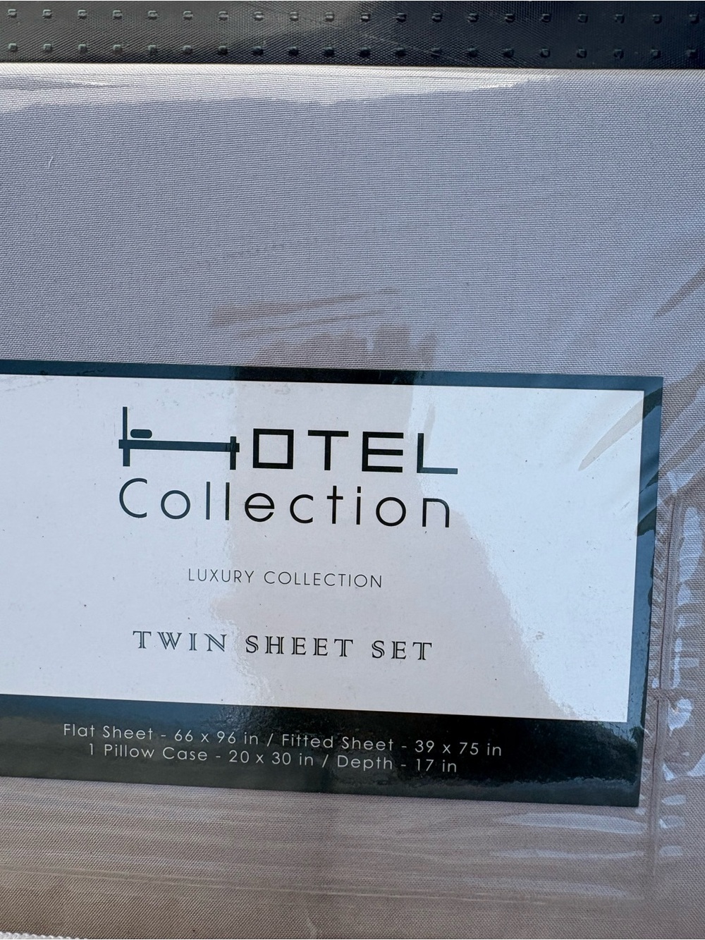 Dorm Ready Hotel Collection Luxury Twin Sheet Set - Gray